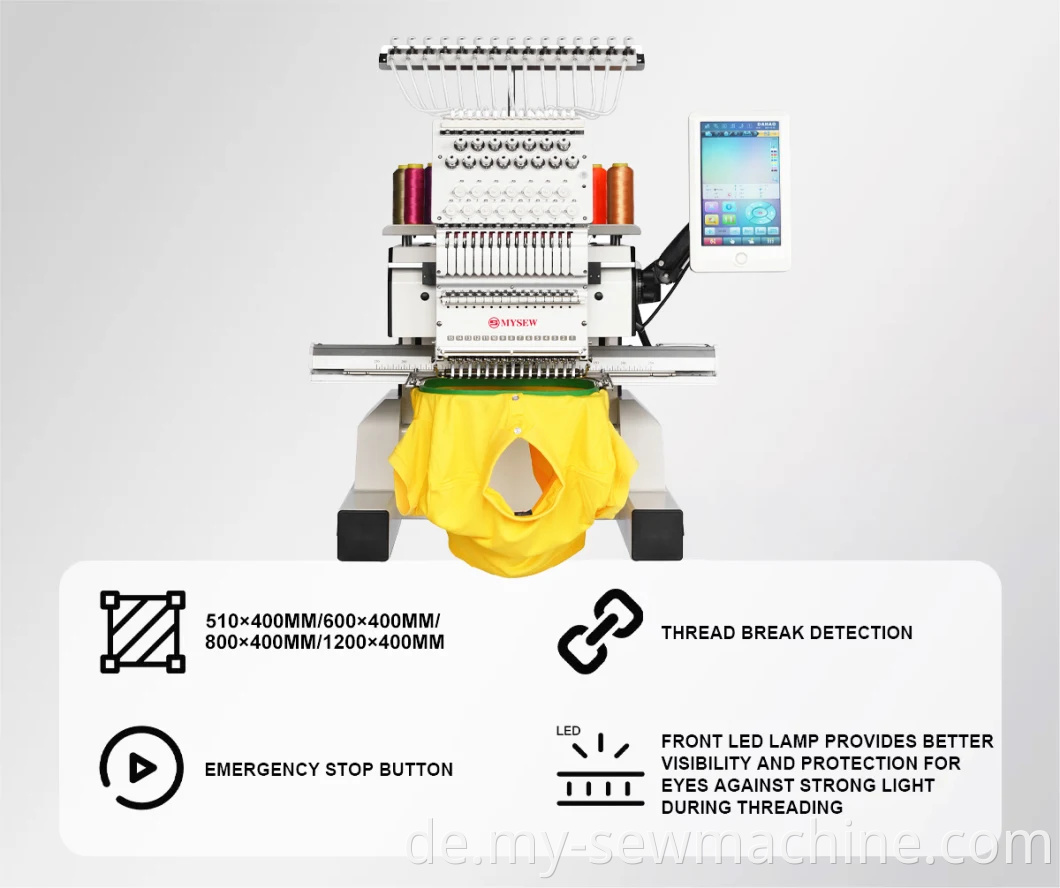 MBC1501 NEU NEUES LEIN-HEAD COMPUTERIZIERTE BILDERIDERUNG MIT GUTZLICHE CAP T-SHIRT IMPROIDERY